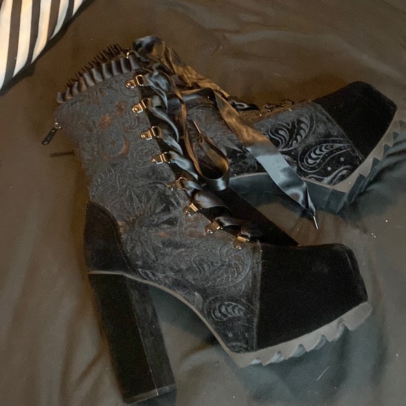Killstar | Shoes | Killstar Blackwood Platform Boots | Poshmark